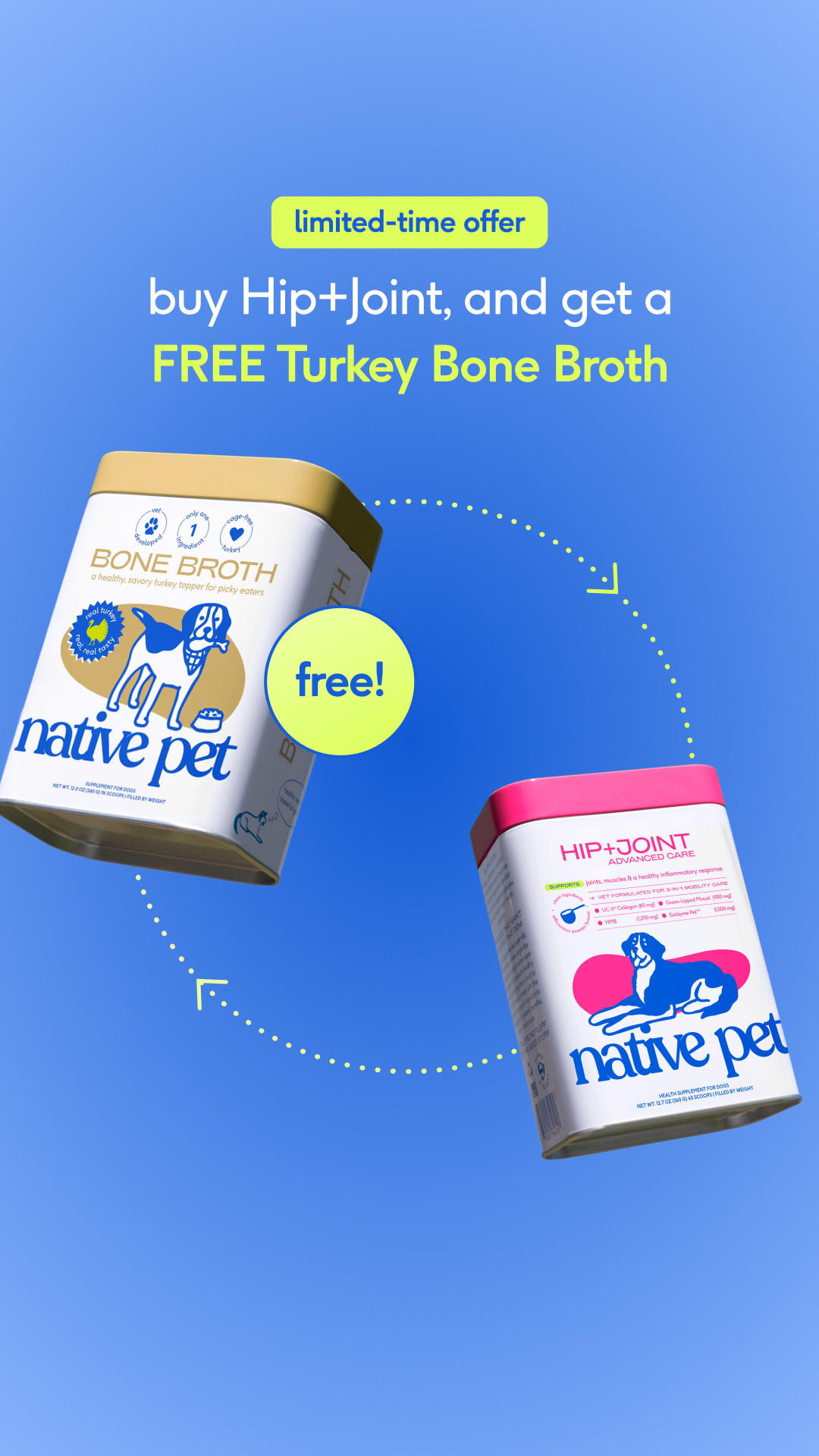 Native Pet Facebook ad