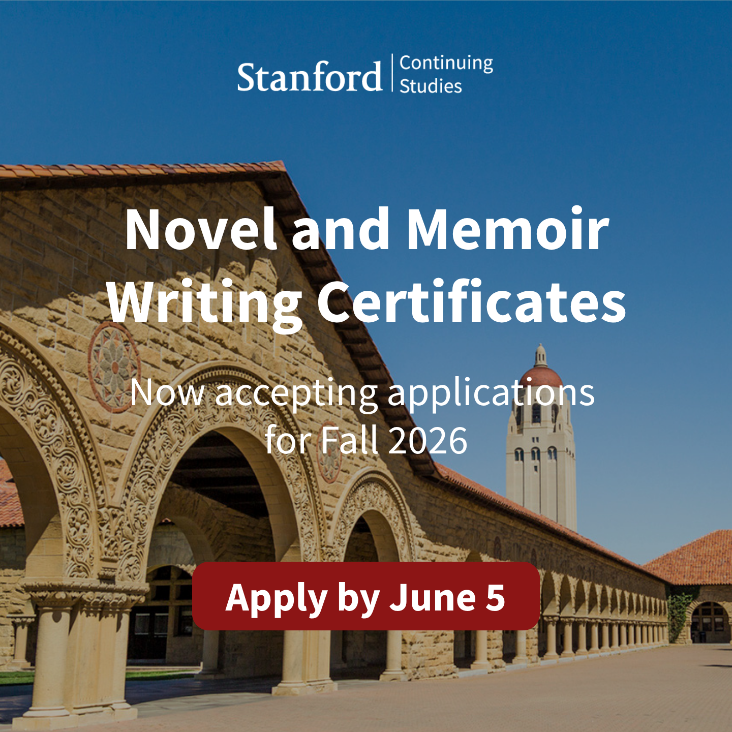 Stanford Continuing Studies Facebook ad