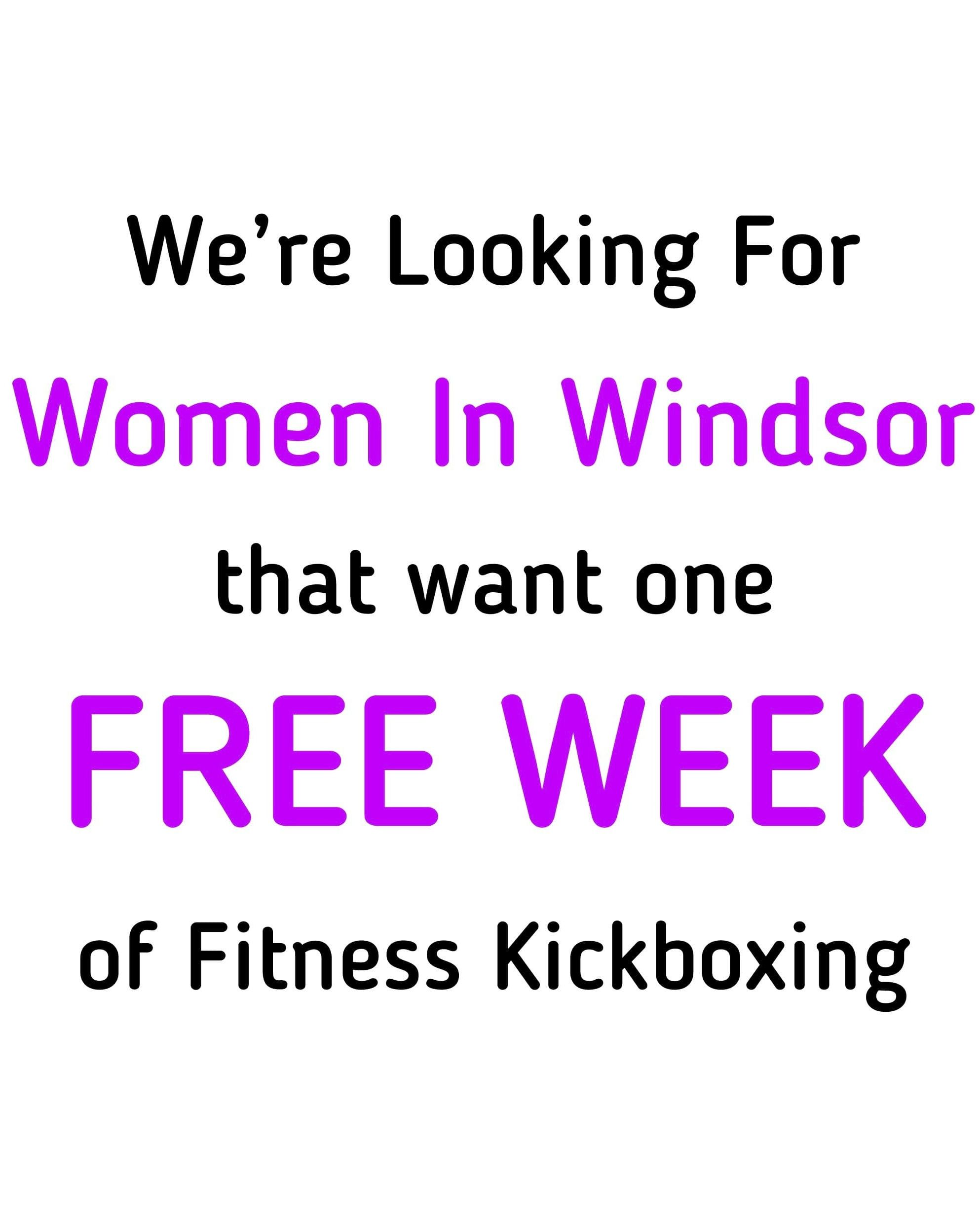 Kersey Kickbox Fitness Club - Forest Glade Facebook ad: Windsor Locals: Claim Your FREE 7-Day Kickbox Pass Today!