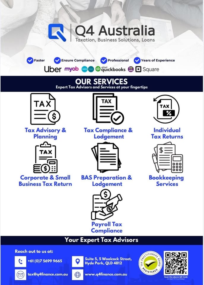 Q4 Finance Facebook ad: We are a local professional accounting practice situated…
