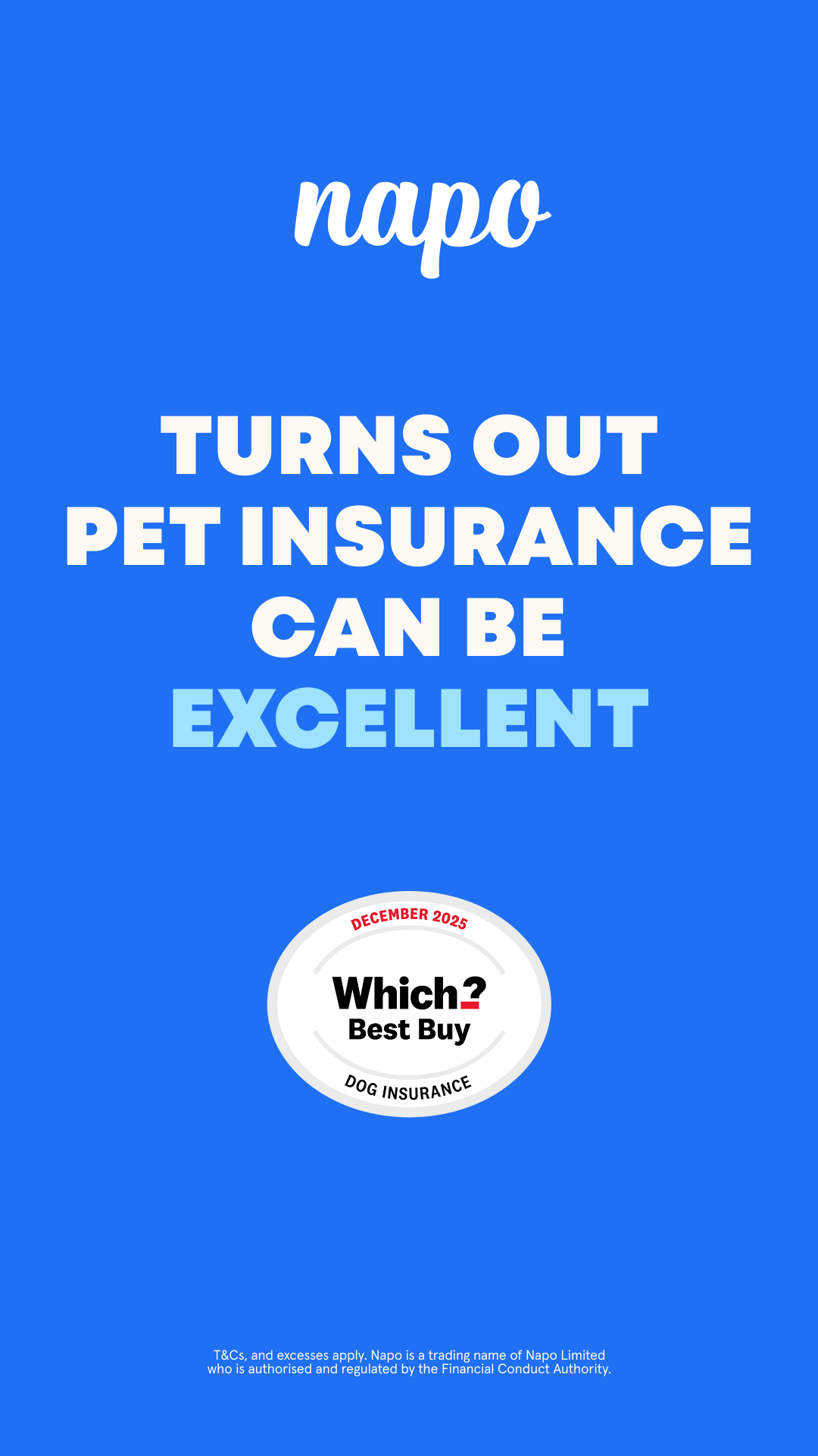 Napo Pet Insurance Facebook ad