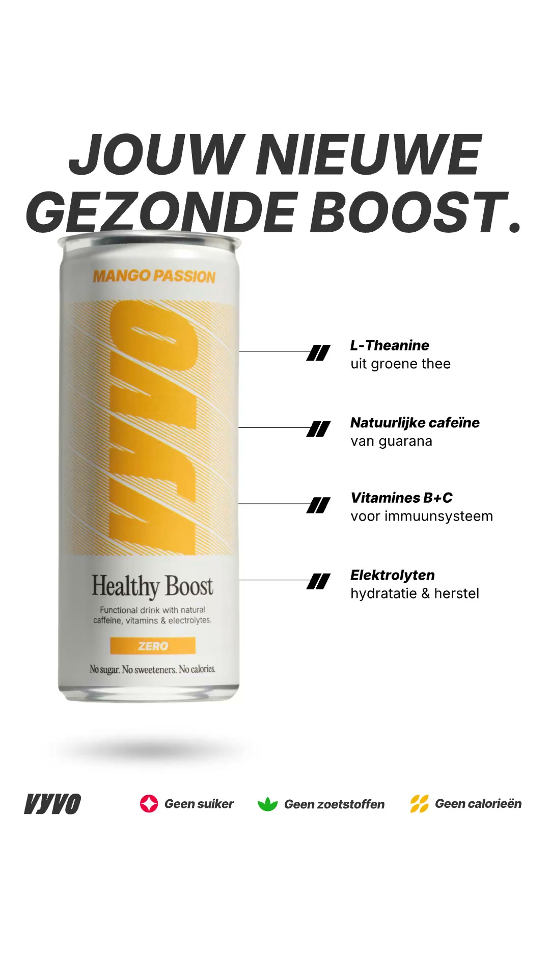 Vyvo Facebook ad: Jouw dagelijkse healthy boost