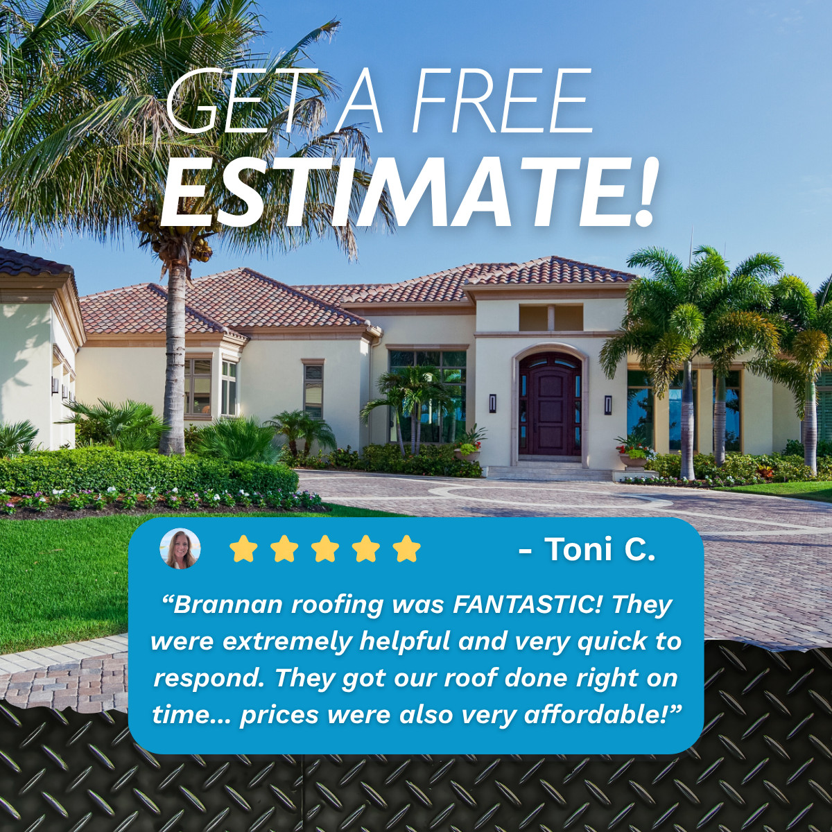 Brannan Roofing Facebook ad