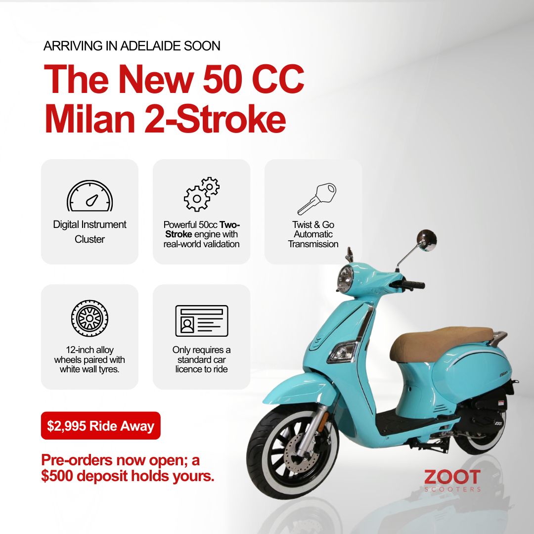 Zoot Scooters Adelaide Facebook ad: Discover the Zoot Scooter Ride