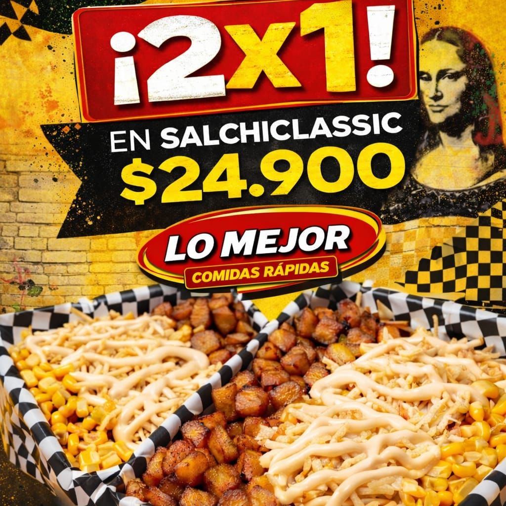 Lo Mejor En Comidas Rápidas Facebook ad: Volvieron nuestros Días de 2x1 x $24.900 Visítanos…