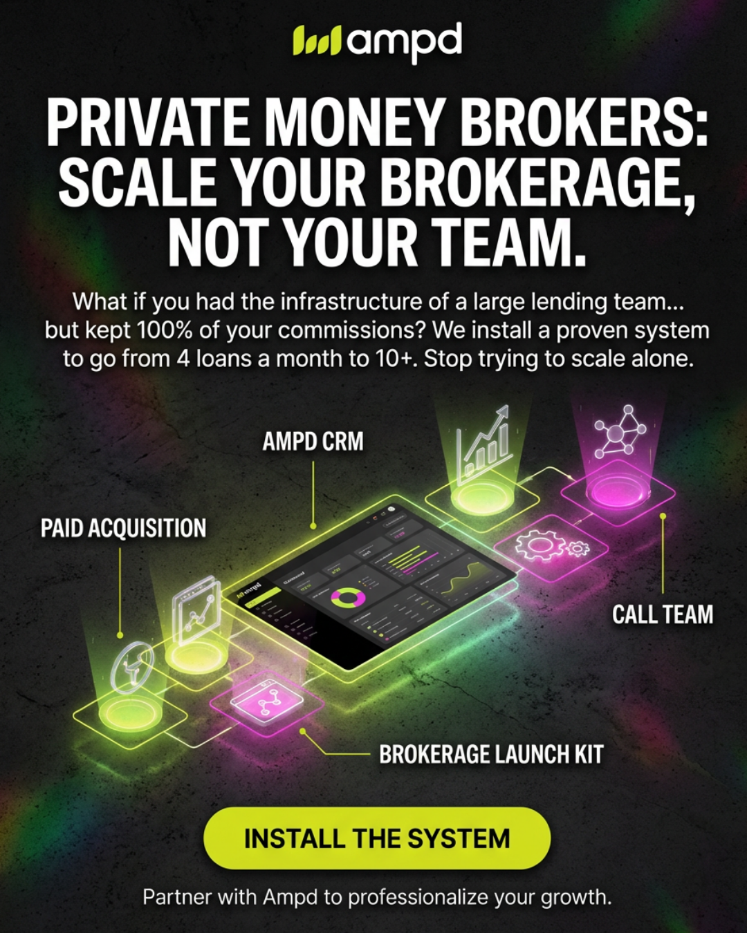 Ampd - for Private Money Pros Facebook ad