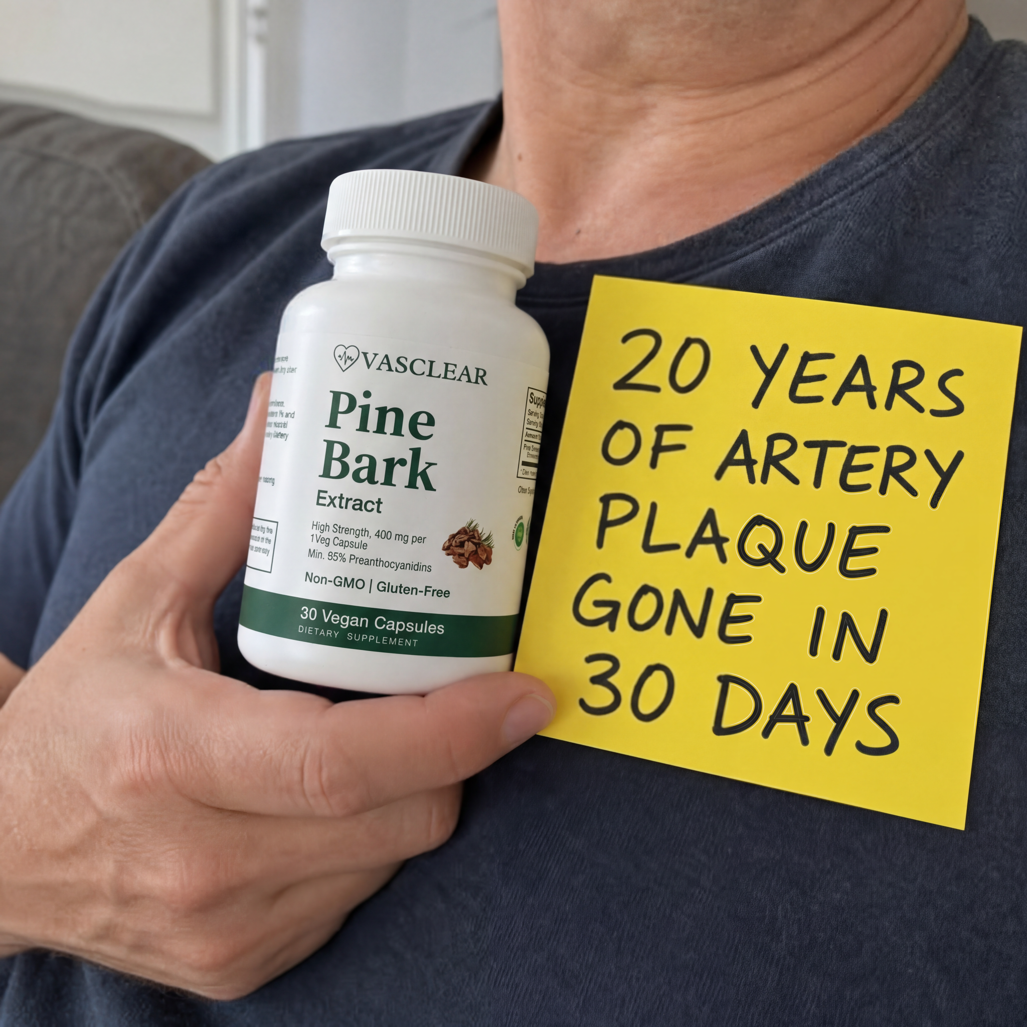 Health After 50 Facebook ad: Tap Into Nature’s Artery Plaque Support