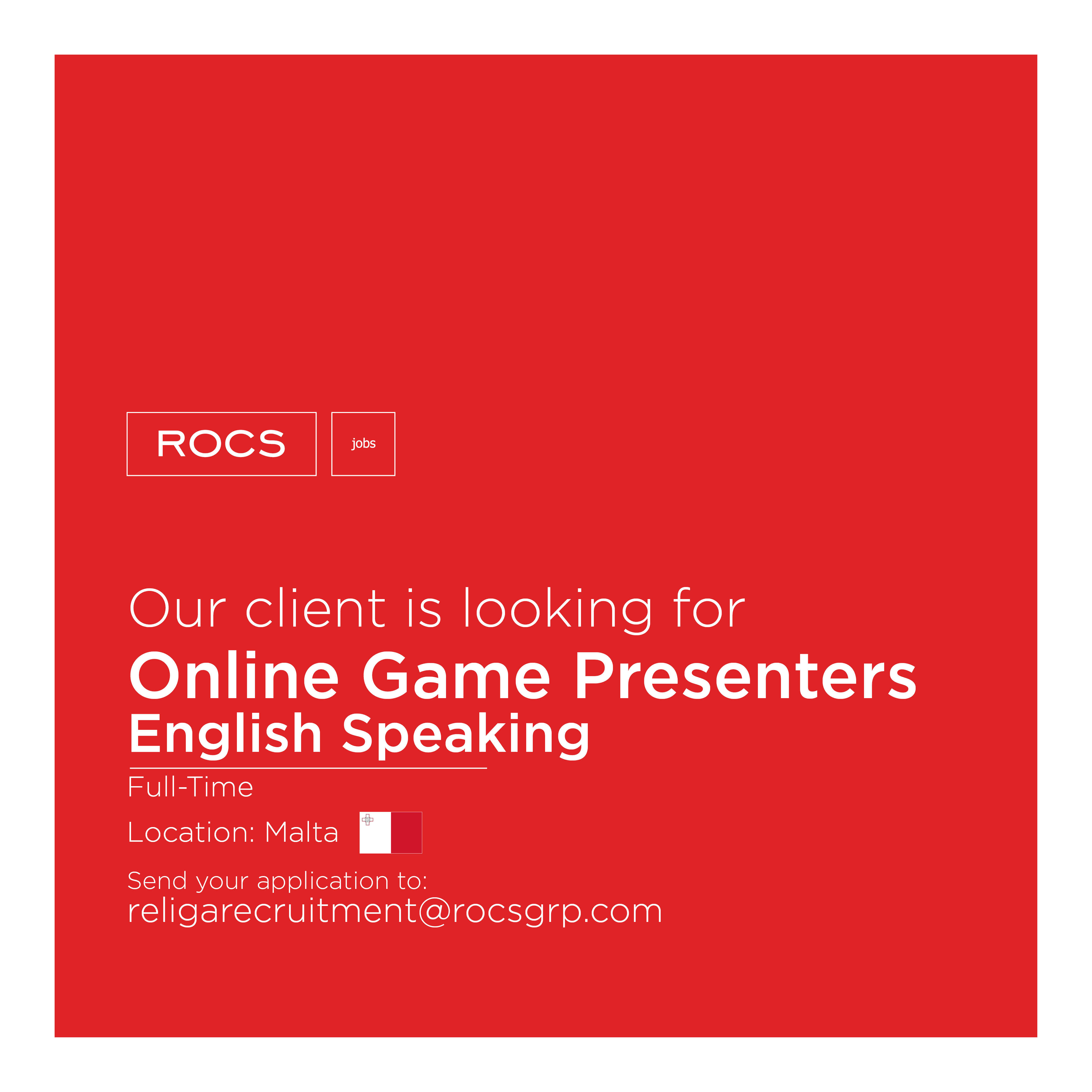 ROCS Group Facebook ad: Interviewing Now!