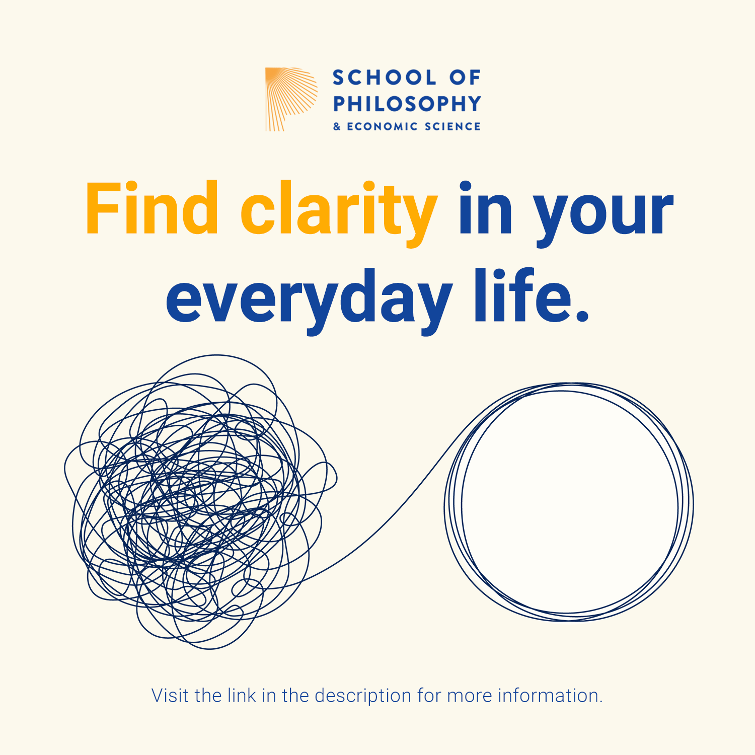 Practical Philosophy Ireland Facebook ad: Introduction to Philosophy & Meditation Course