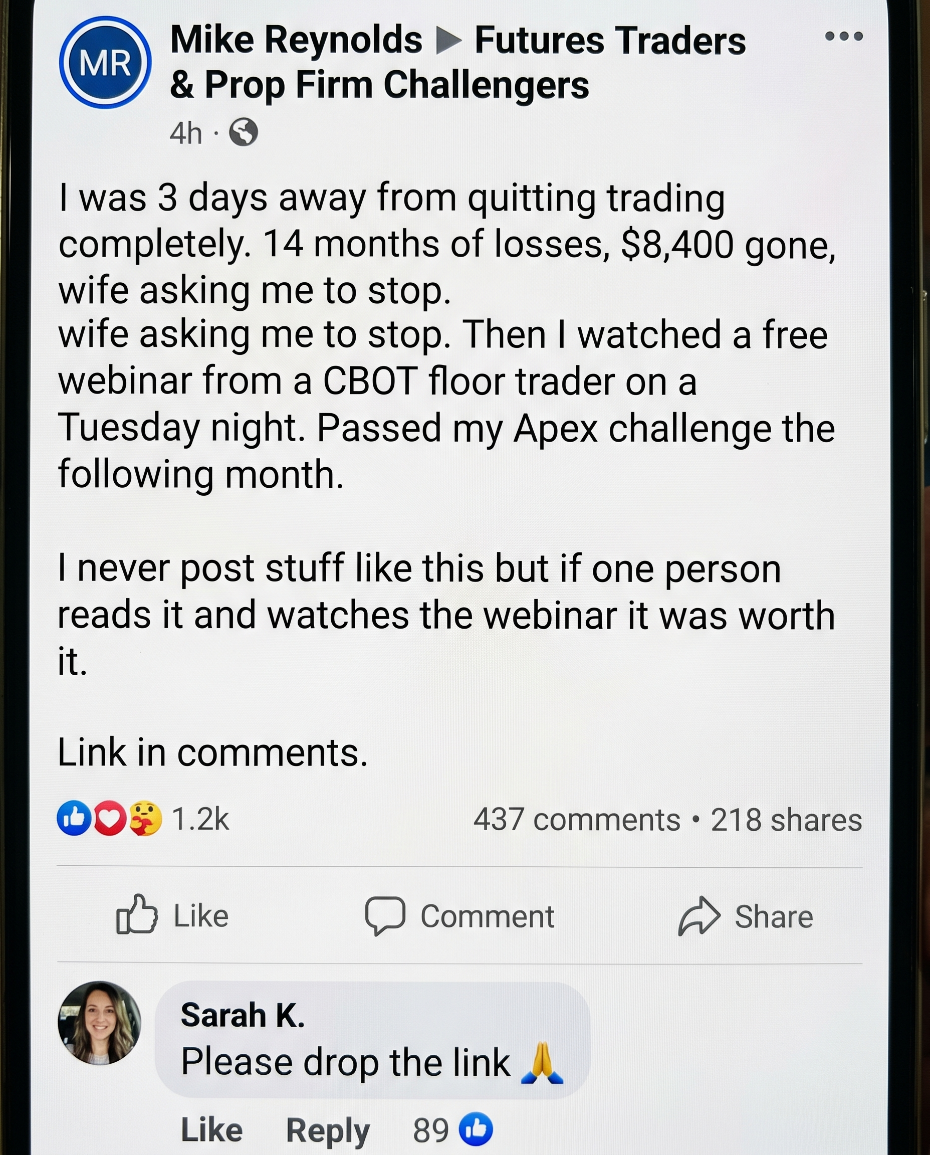 Top Trade Tools Facebook ad