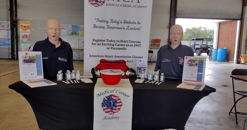 MCA Medical Career Academy Facebook ad: 501(c)(3) EMS training school located in Palm Beach…