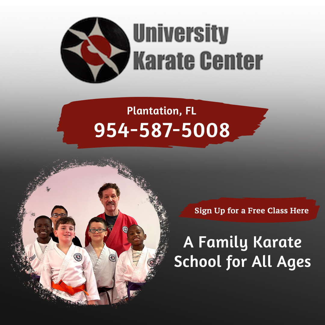 University Karate Center Facebook ad: Claim Your Free Martial Arts Class!