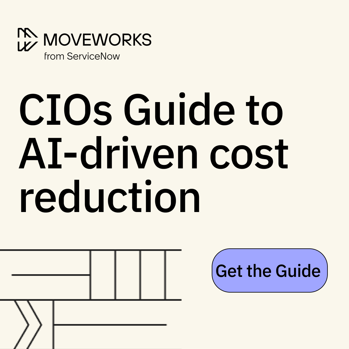 Moveworks Facebook ad: Optimize IT costs & maintain quality with AI