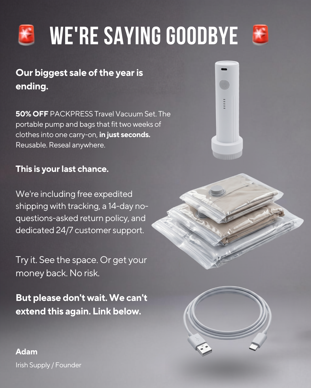 IrishSupply Facebook ad