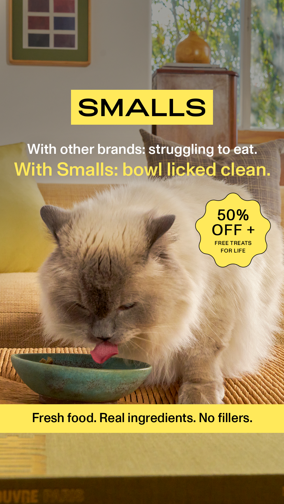 Smalls Facebook ad