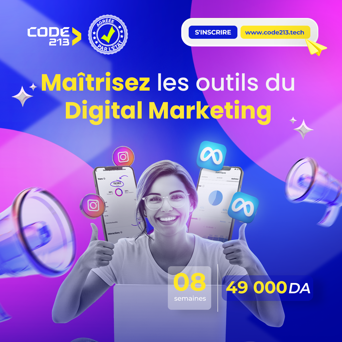 Code213 Facebook ad from Apr 15, 2026