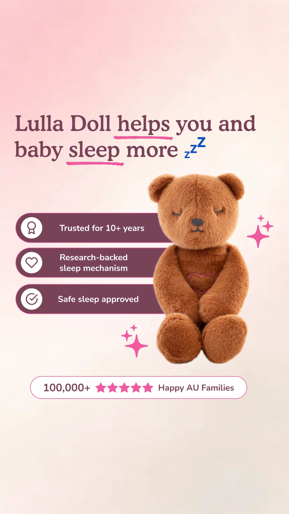Lulla Doll Australia Facebook ad
