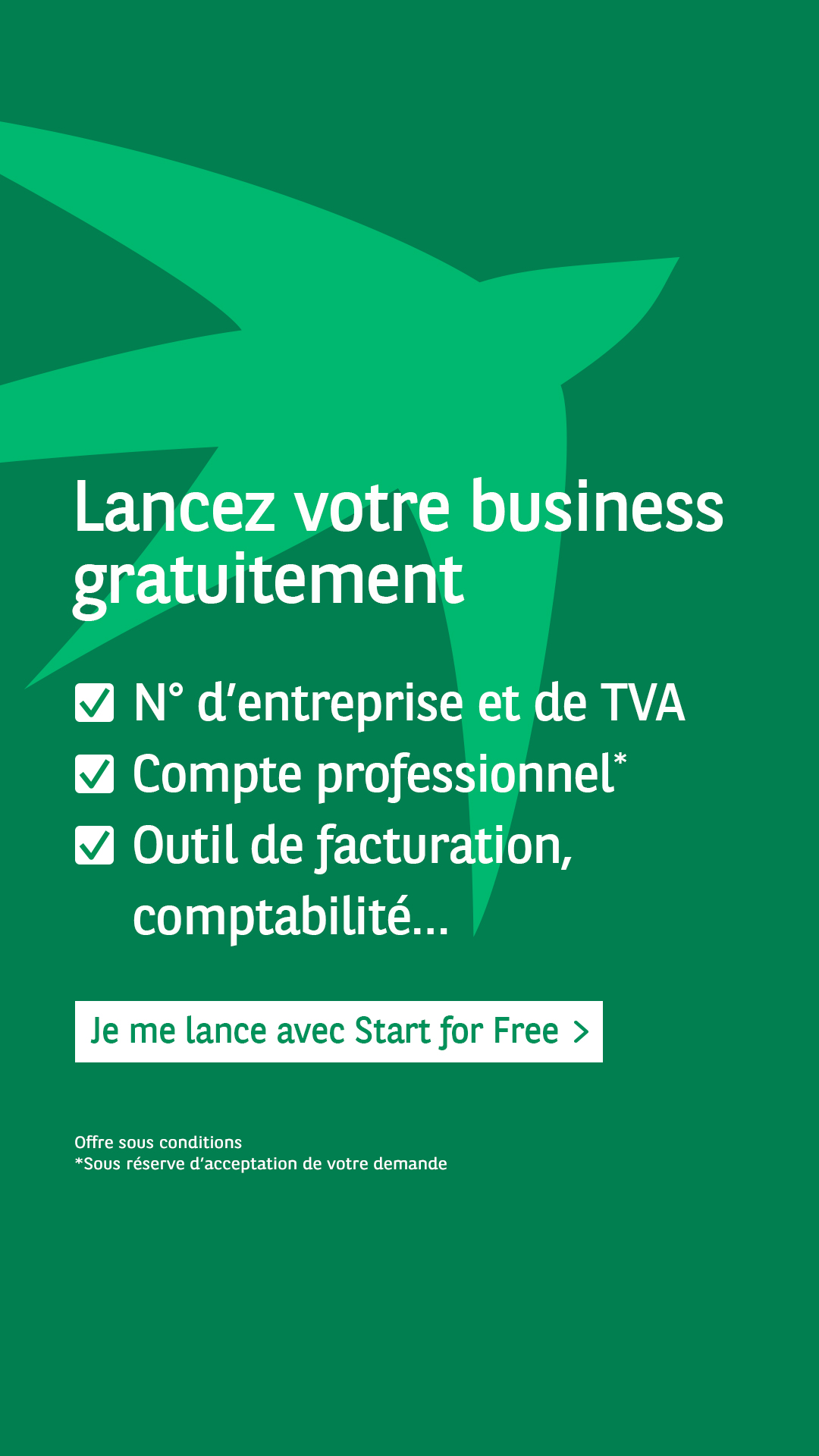 BNP Paribas Fortis Belgique Facebook ad