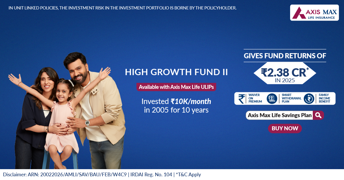 Axis Max Life Insurance Facebook ad