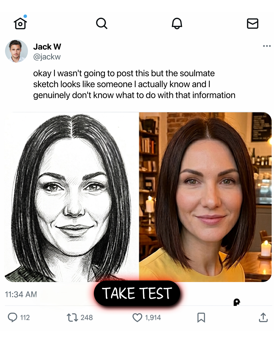 Soul Sketch Facebook ad