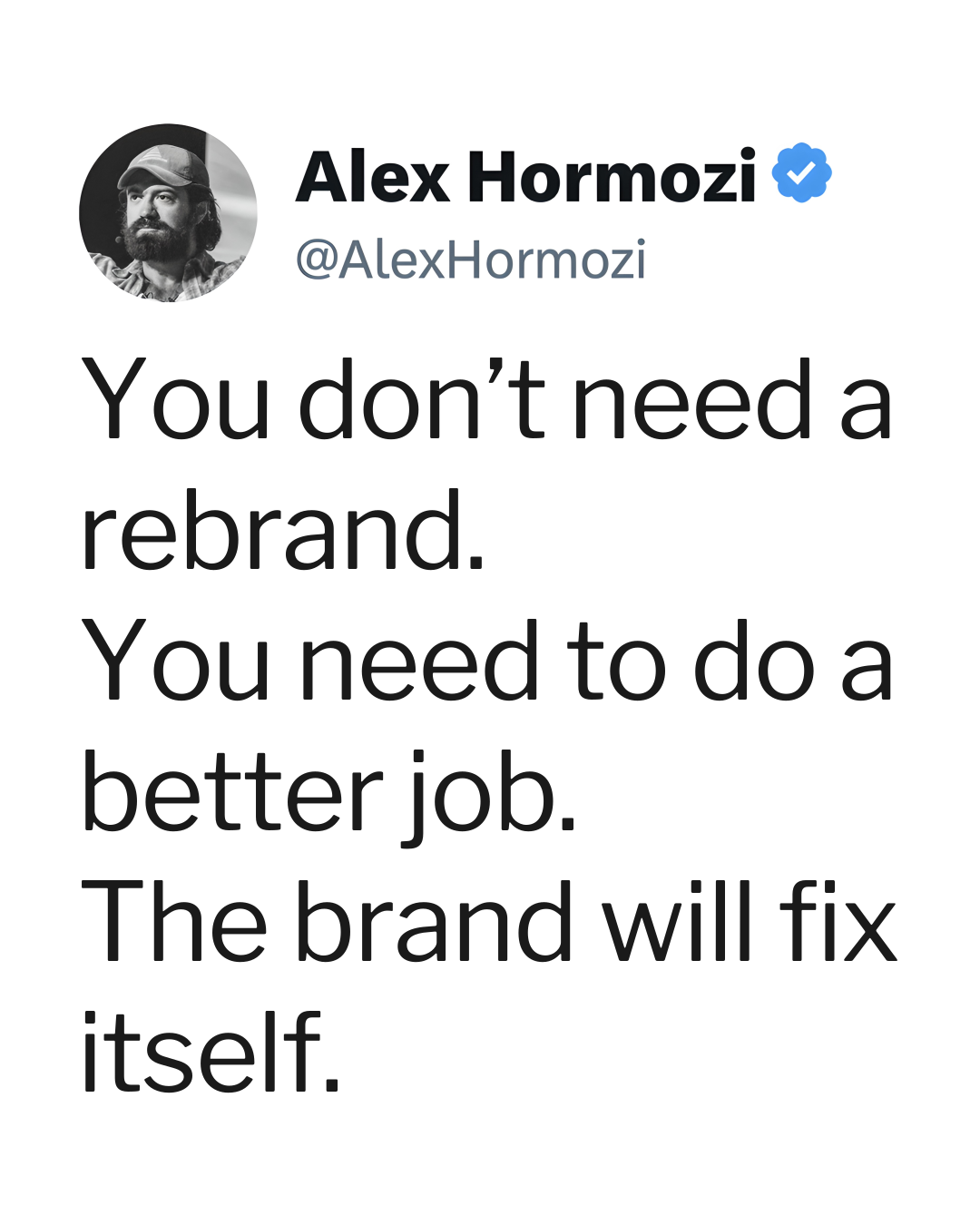 Alex Hormozi Facebook ad