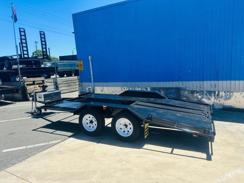 Andrew Overmeyer Facebook ad: 2025 Adelaide Trailer Sales 2 ton car trailer with ramps…