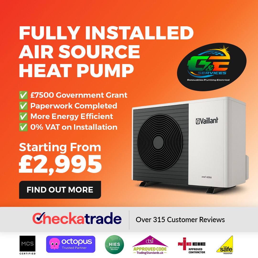 G&E Services Facebook ad: Get a Heat Pump Quote