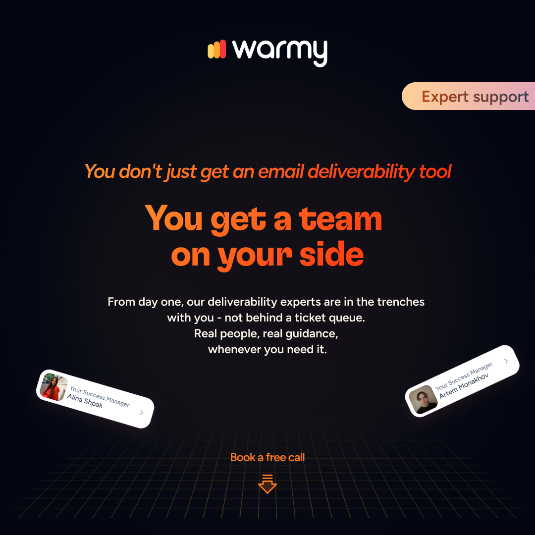 Email Warm Up with Warmy.io Facebook ad