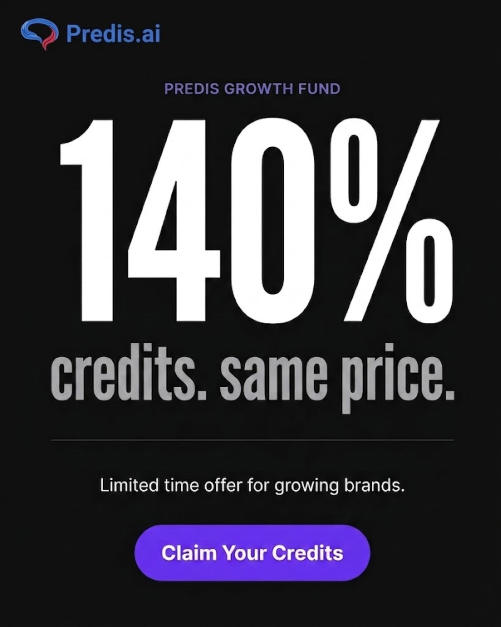 Predis.ai Facebook ad
