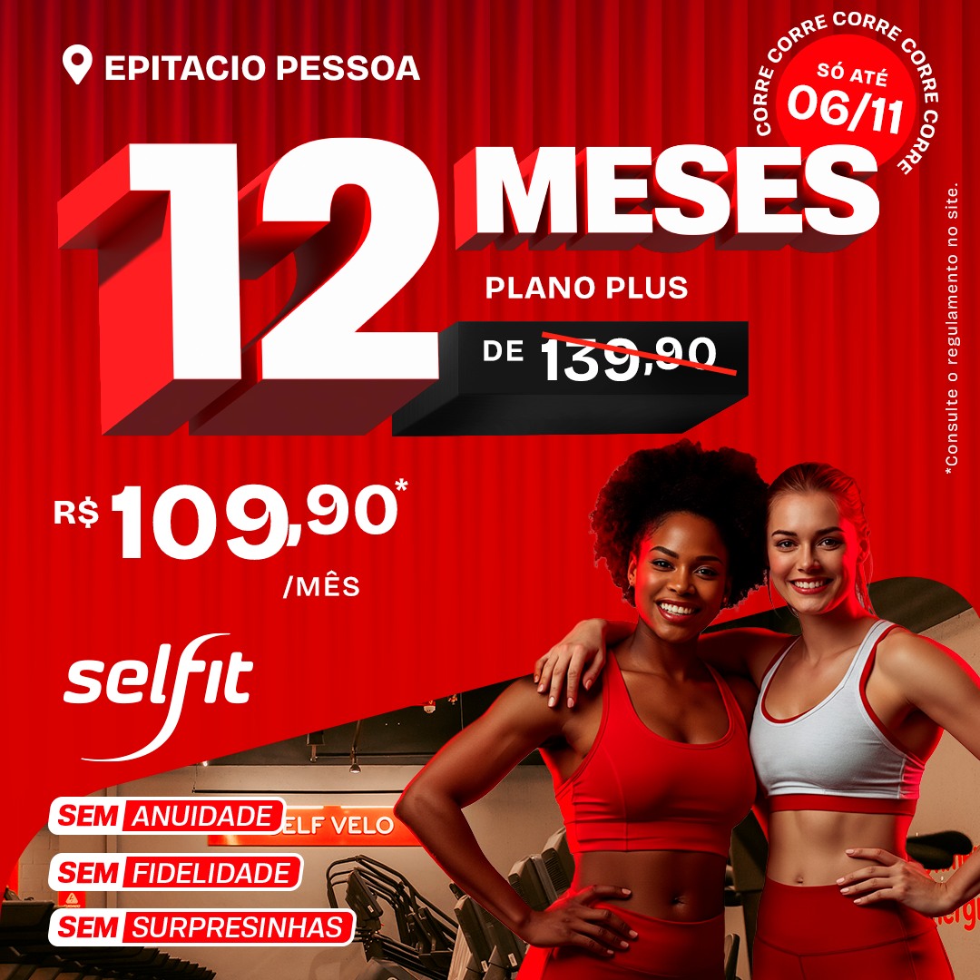 Selfit Academias Facebook ad: Estrutura completa, equipamentos de última geração…