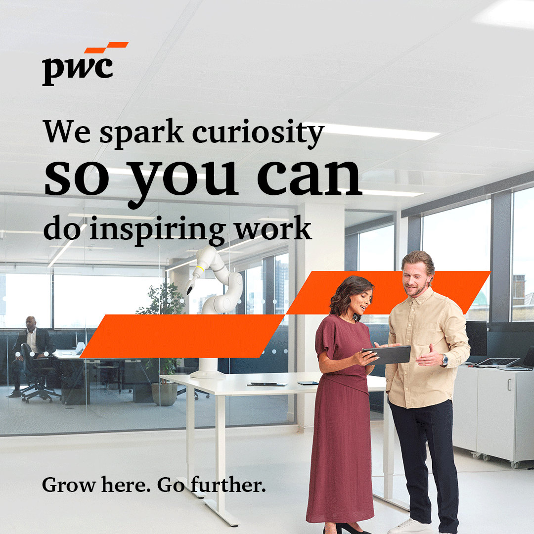PwC Belgium Facebook ad from Oct 30, 2025