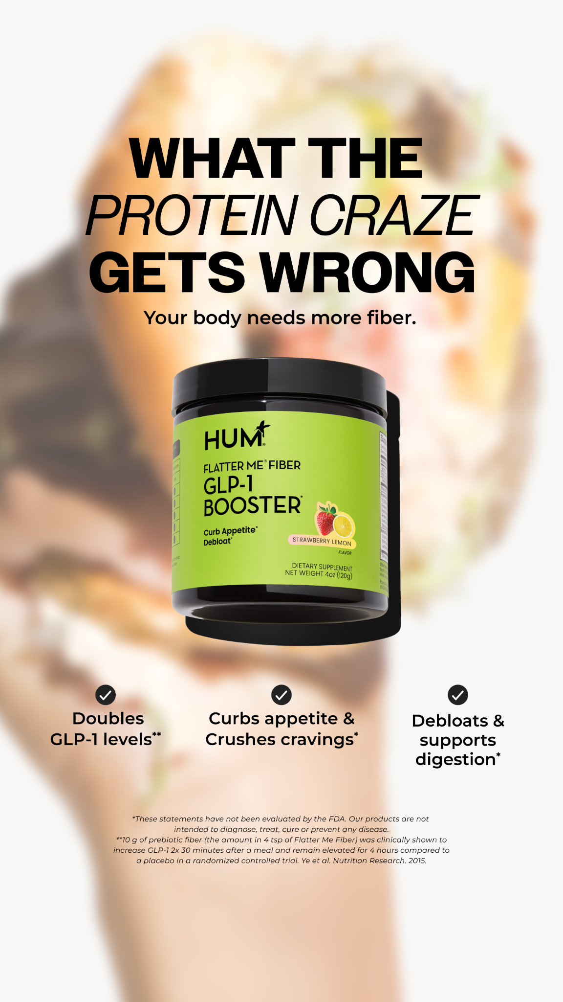HUM Nutrition Facebook ad