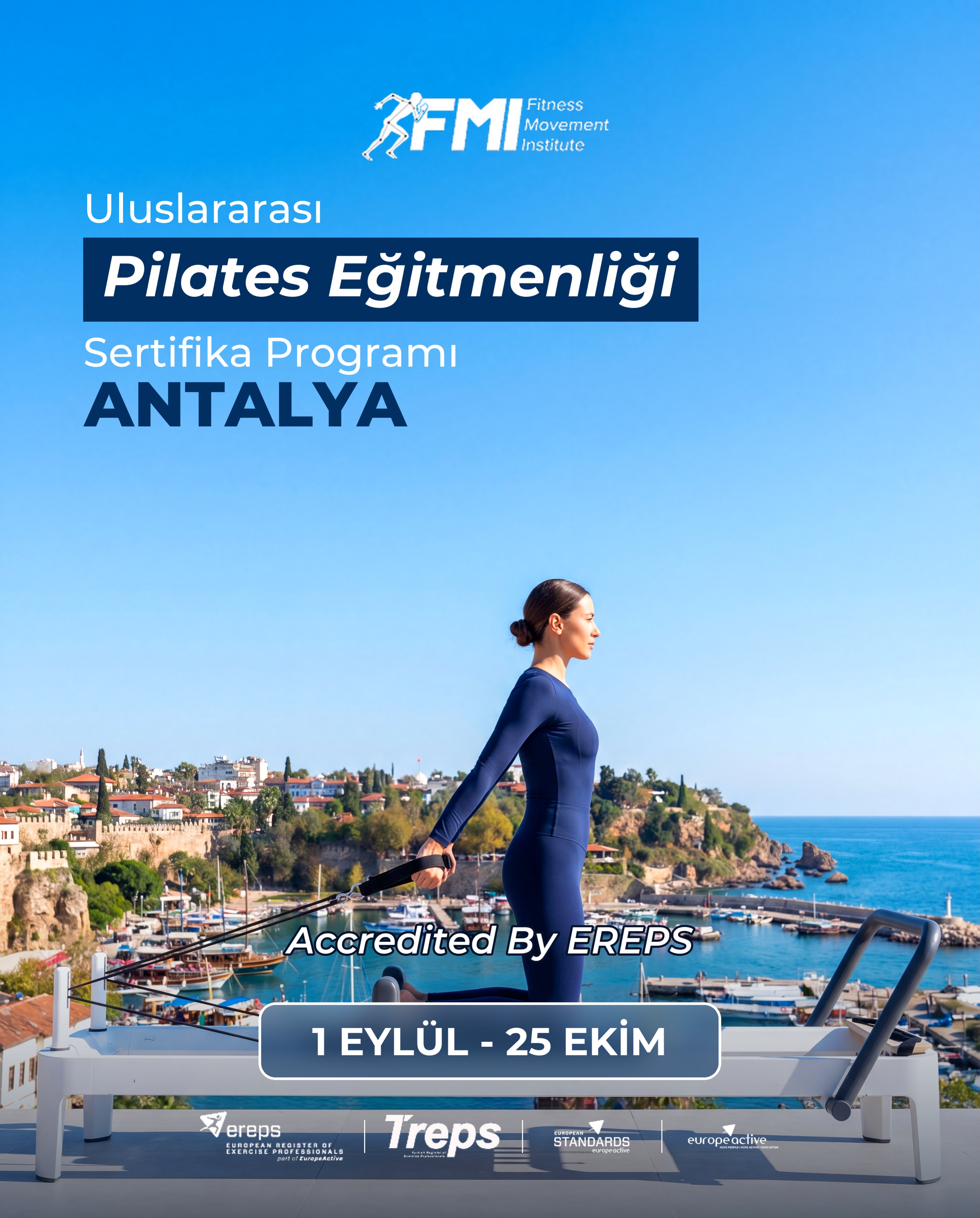 FMI Fitness Movement Institute Facebook ad: EQF L4 Pilates Instructor
