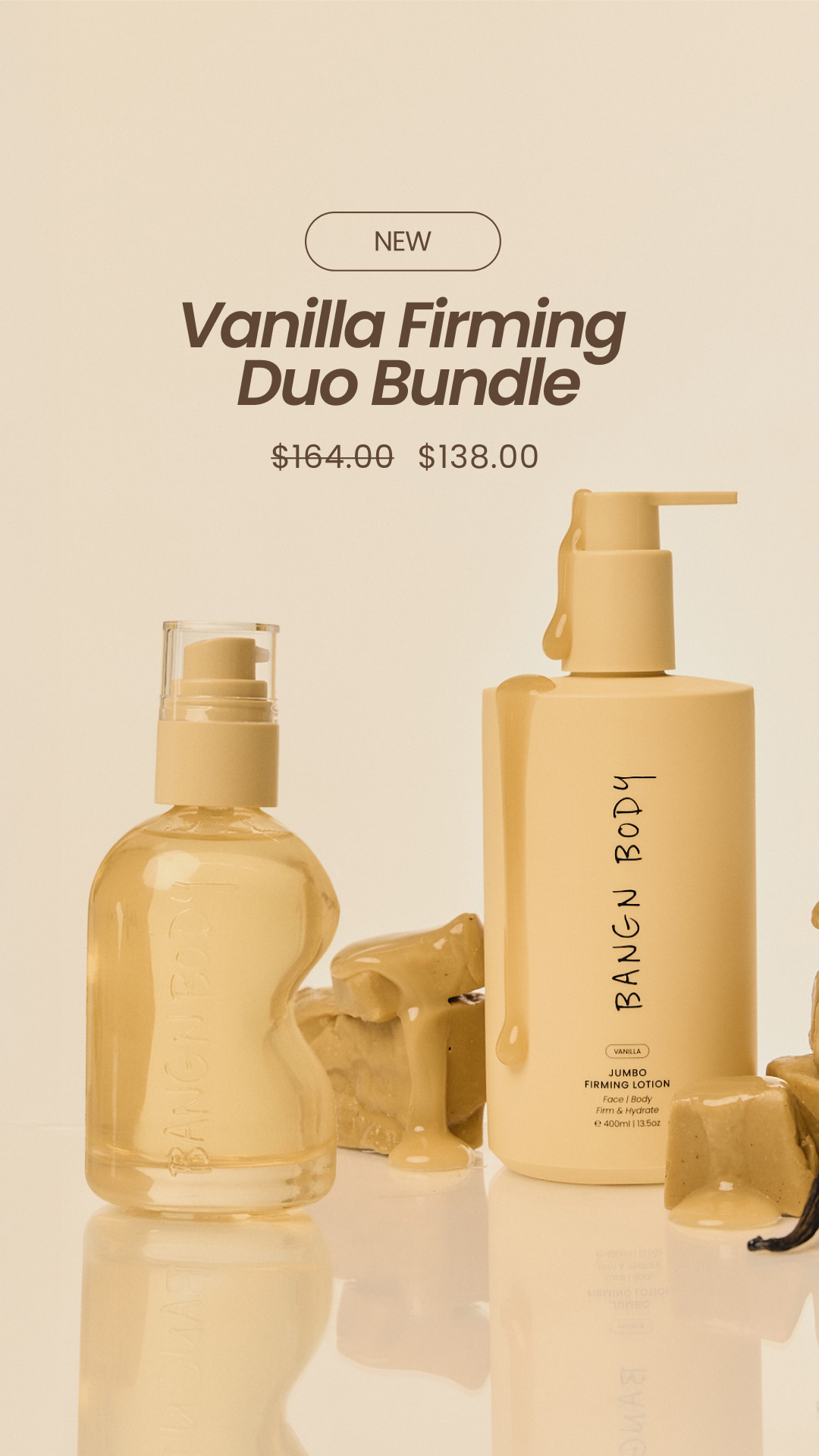 Bangn Body Facebook ad: Now Available in Vanilla