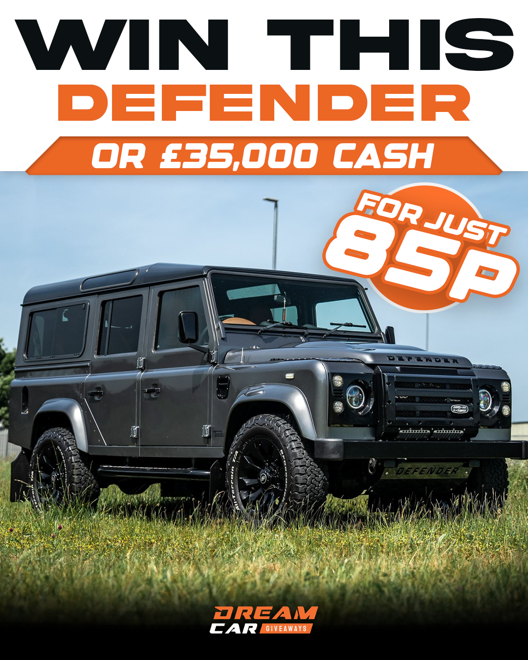 Dream Car Giveaways Facebook ad