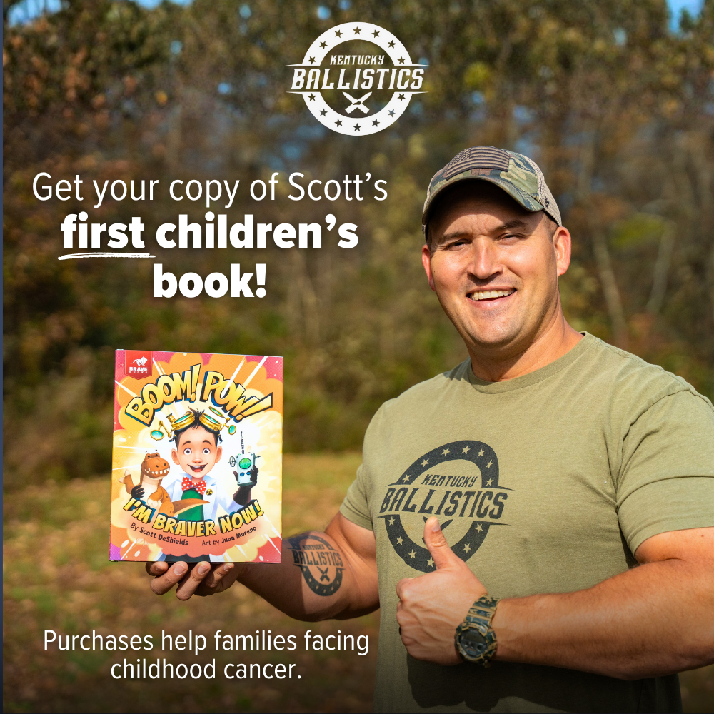 Kentucky Ballistics Facebook ad: Grab a Copy of My Brand New Kids’ Book