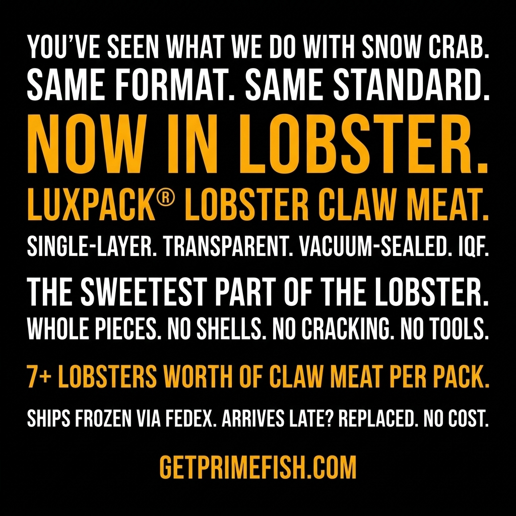 PrimeFish Seafood Co. Facebook ad