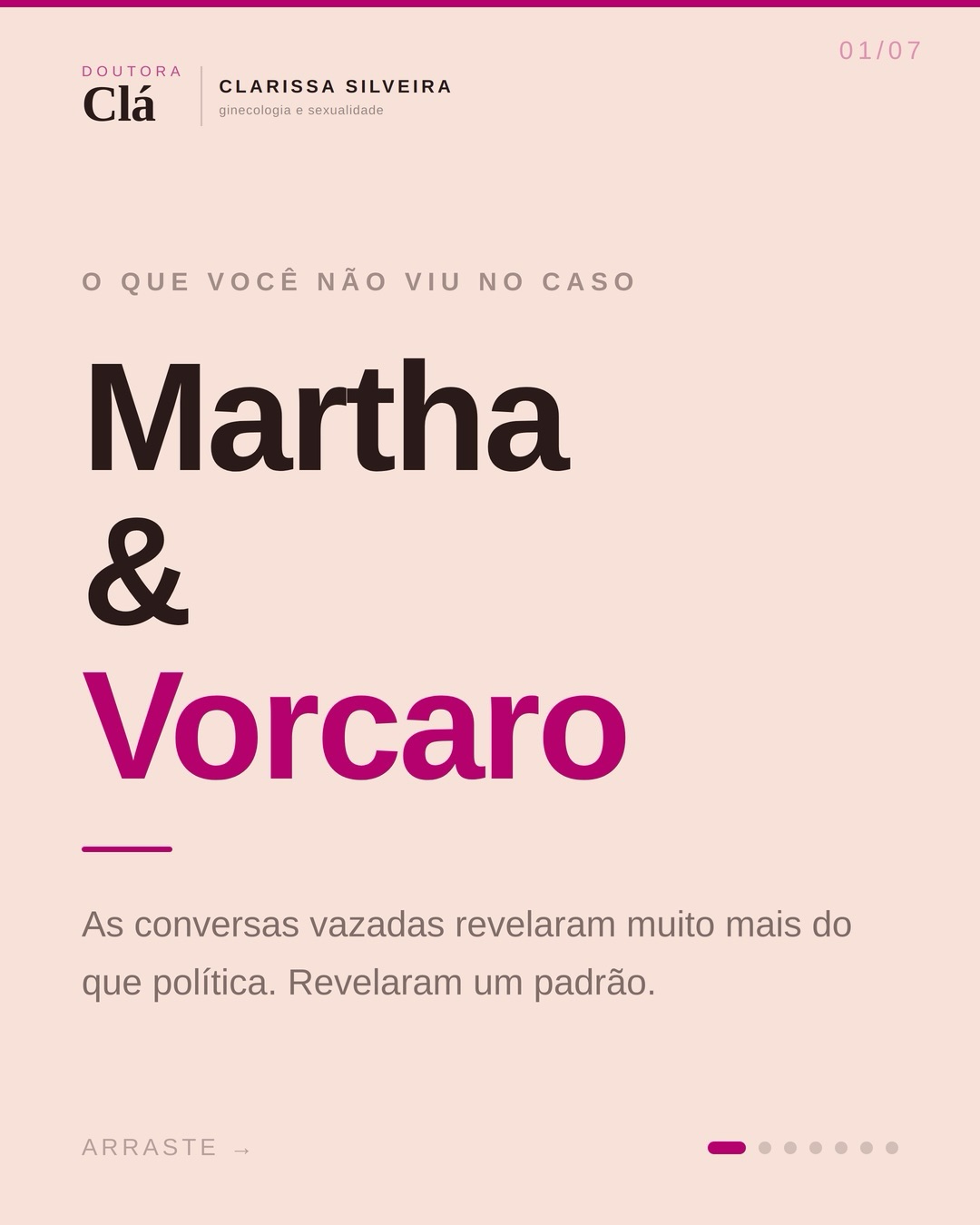Clarissa Sil Gineco Facebook ad: Todo mundo ficou falando de política.