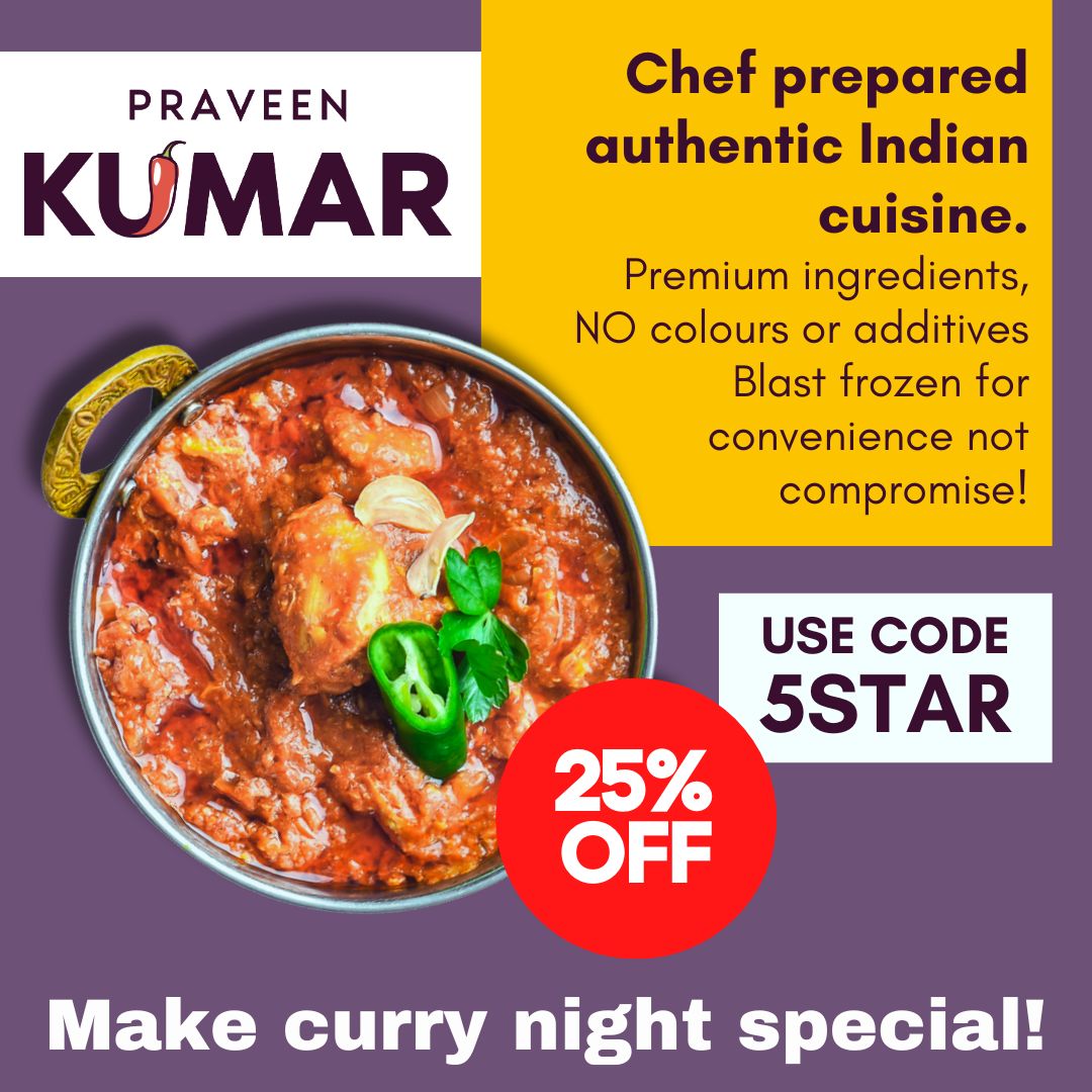 Praveen Kumar-Authentic Indian Cuisine. Facebook ad