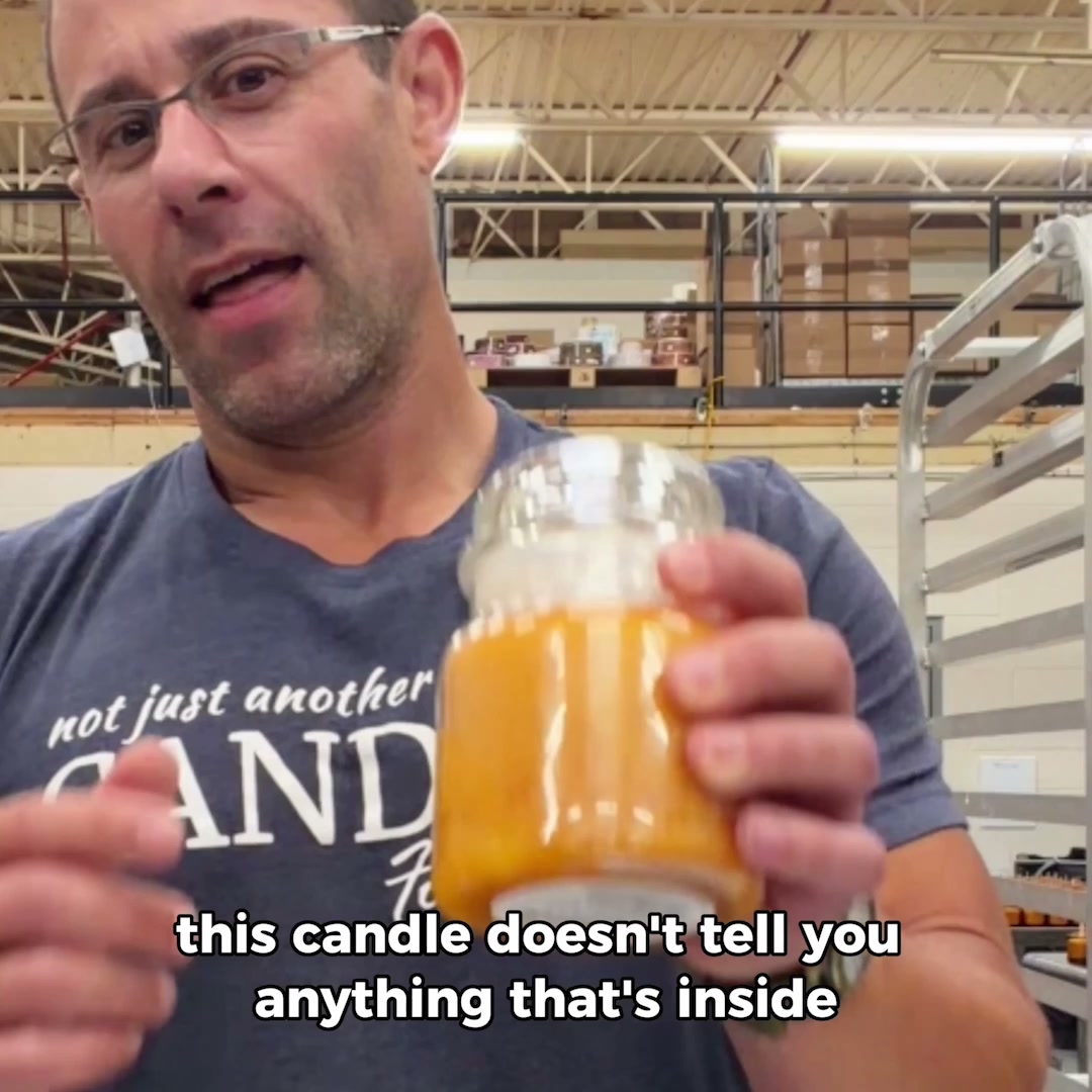 Fontana Candle Company Facebook ad: Shop Ingredient Transparent Candles