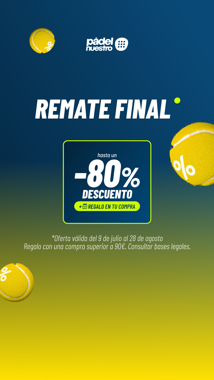 Padel Nuestro España Facebook ad