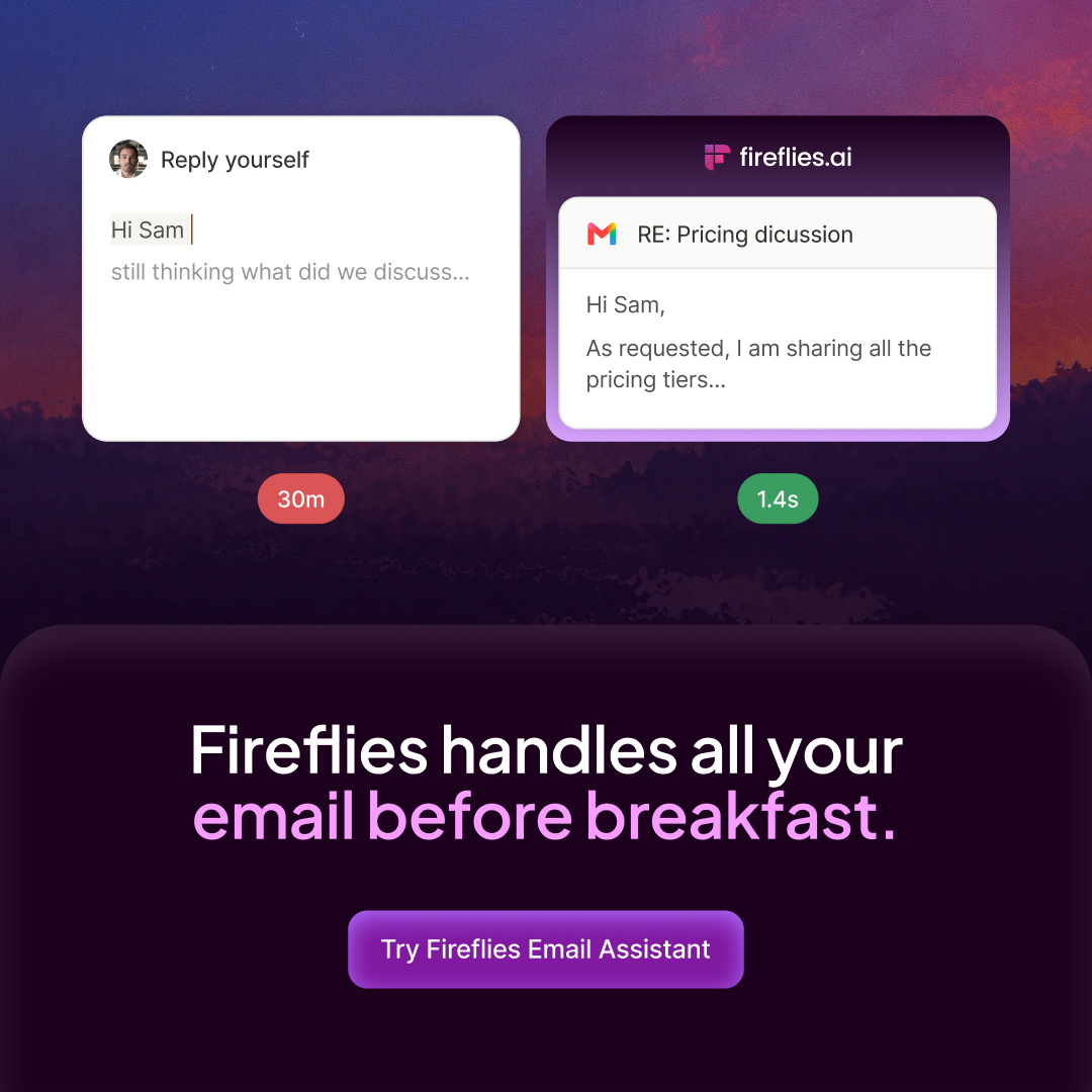 Fireflies.ai Facebook ad