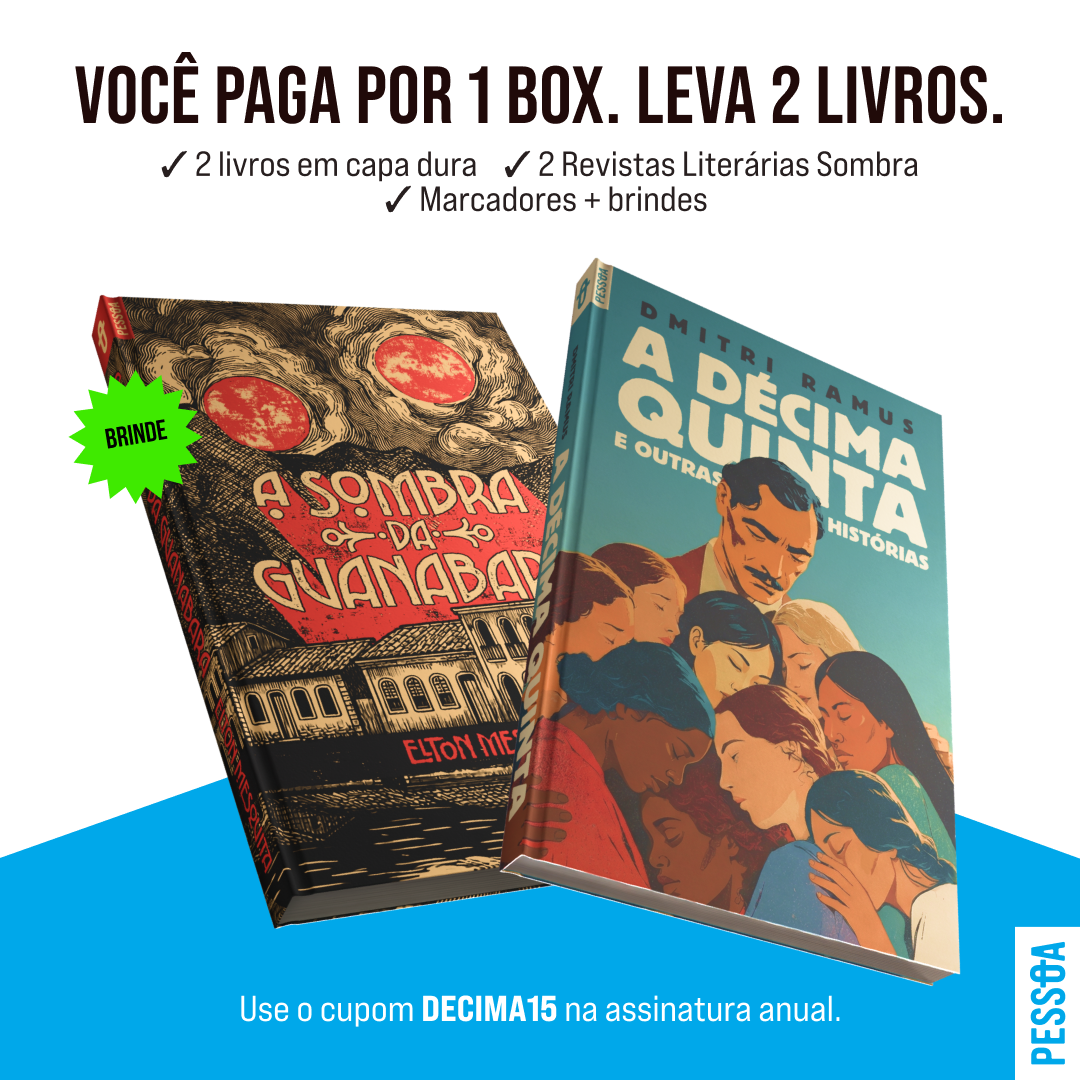 Pessôa Editora Facebook ad: Dois dos lançamentos mais empolgantes da ficção brasileira…