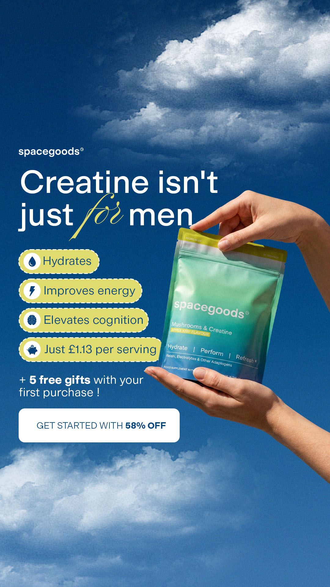 Spacegoods Facebook ad