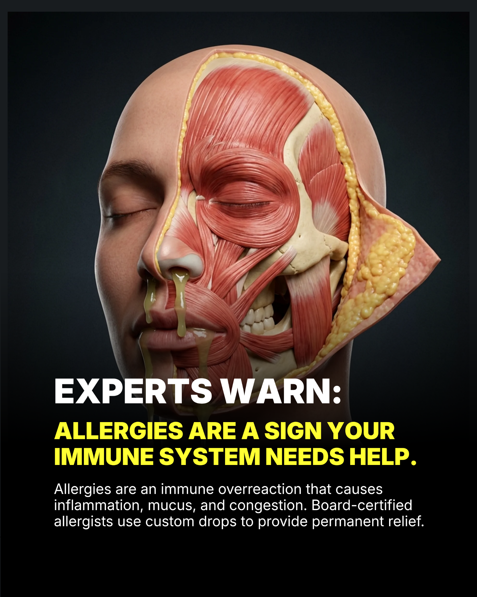 Curex Allergy Facebook ad