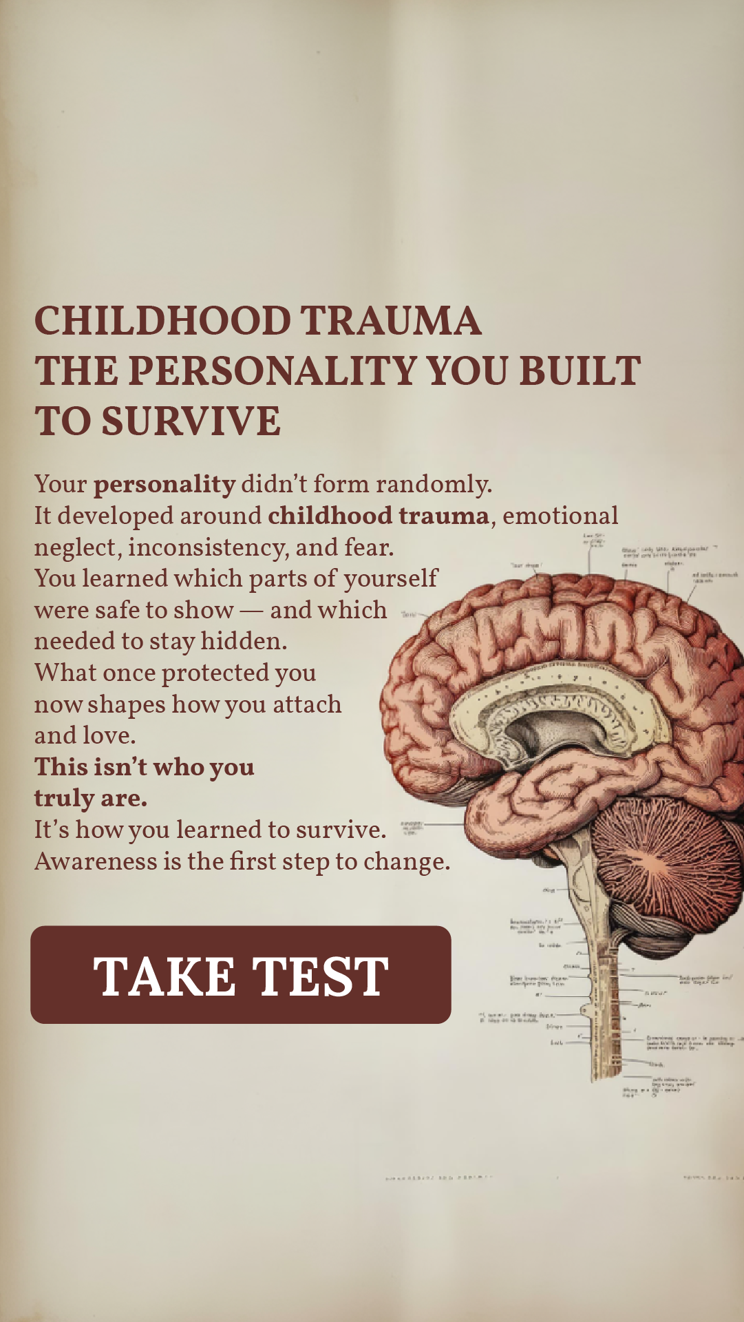Personality Type Facebook ad