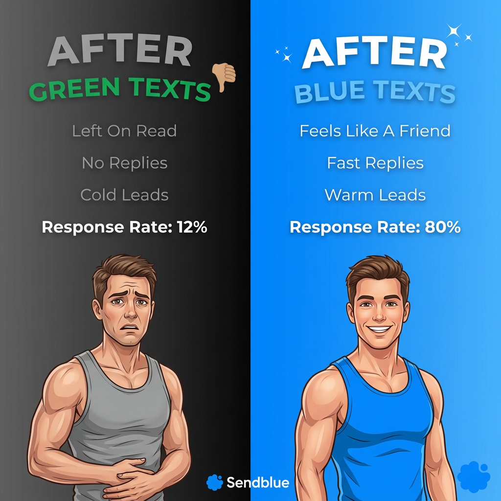 Sendblue Facebook ad