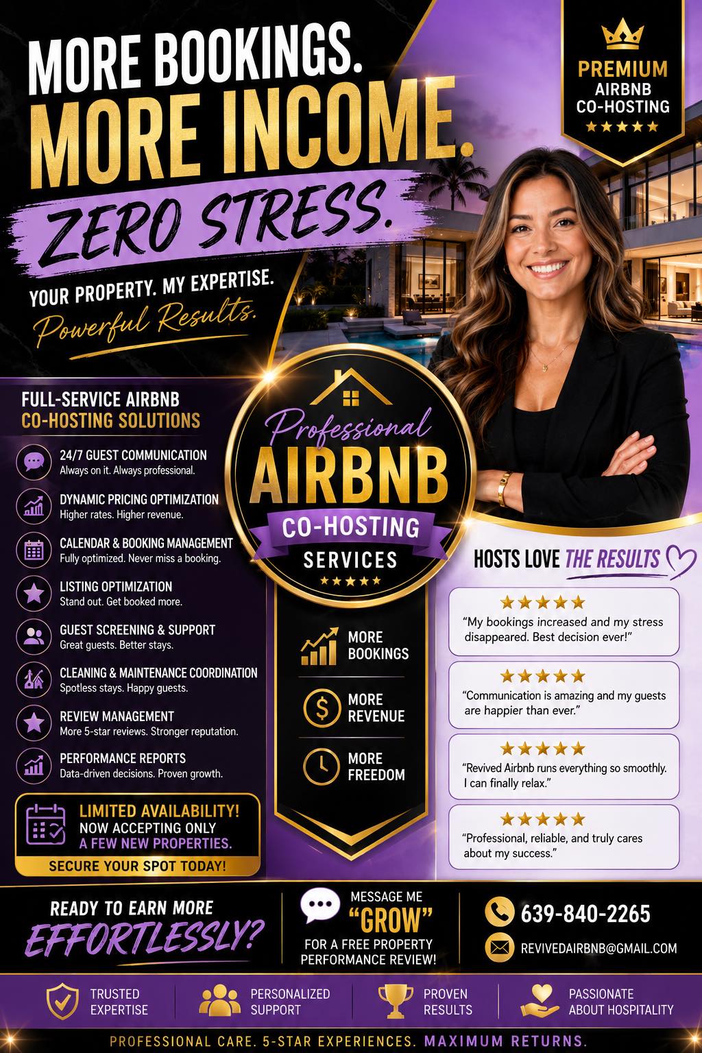 Revived Airbnb Facebook ad: TURN YOUR AIRBNB INTO A HANDS-FREE INCOME STREAM