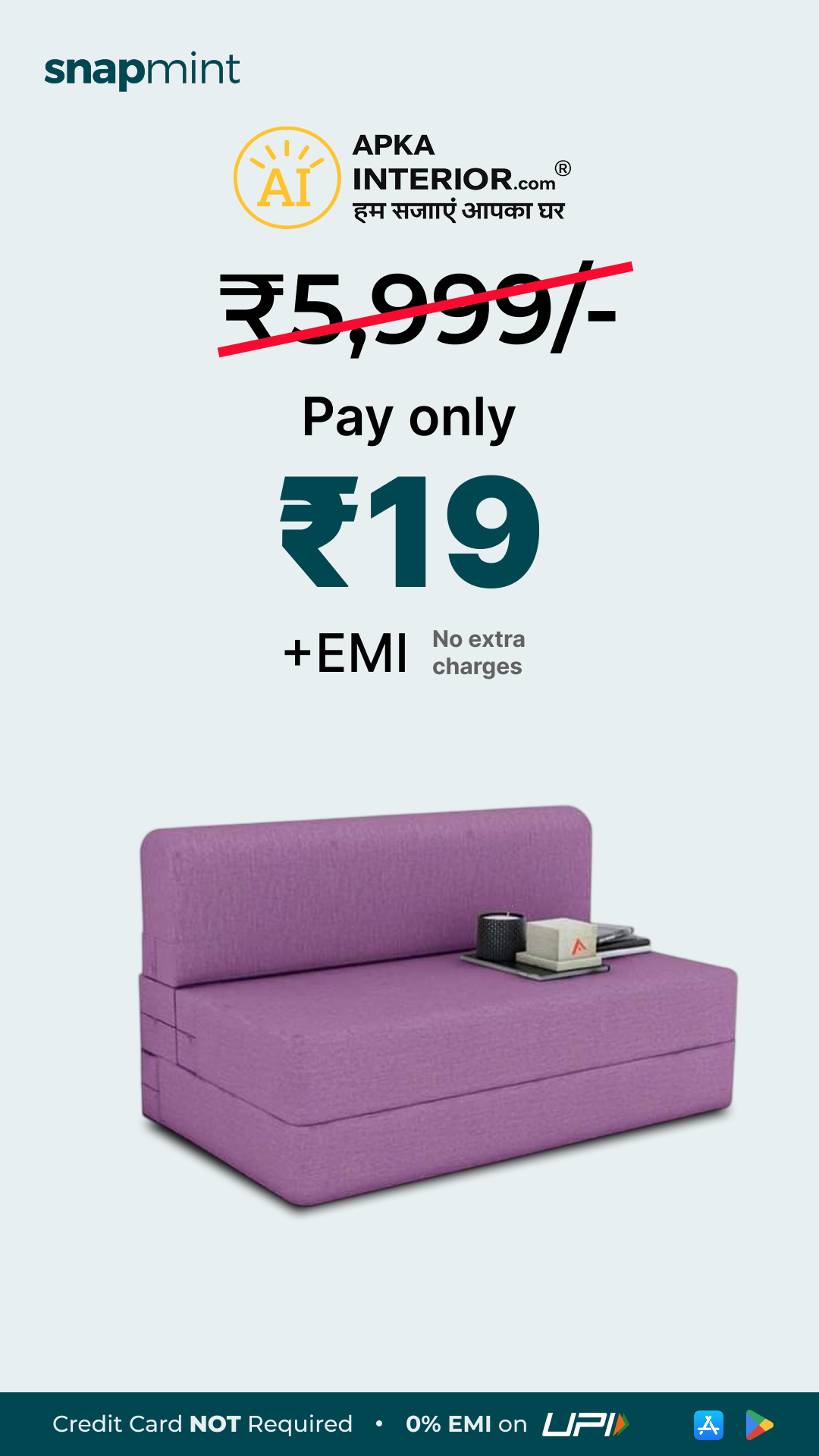 Snapmint Facebook ad