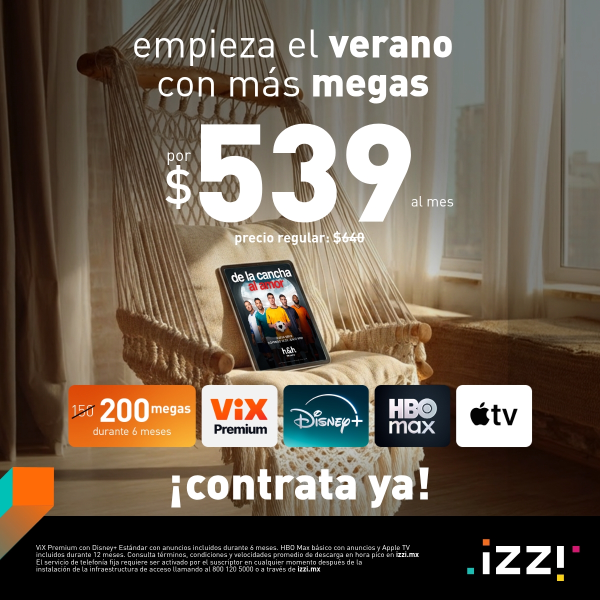 izzi telecom Facebook ad